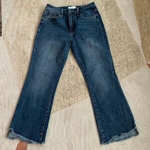 Petra 153 HR Comfront Stretch Wide Leg Jean- Sz-29P